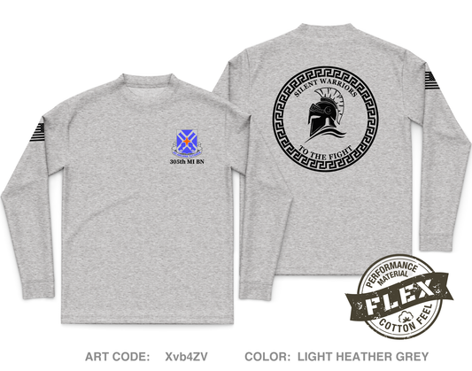 305th MI BN Core Men's LS Flex Performance Tee - Xvb4ZV