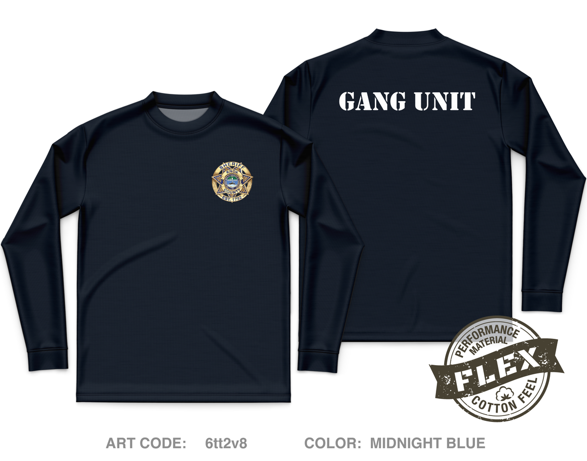 Security Threat Group Core Men's LS Flex Performance Tee - 6tt2v8