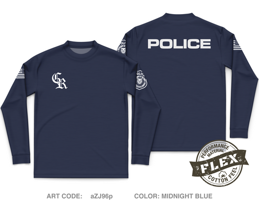 USASA Camp Roberts PD Core Men's LS Flex Performance Tee - aZJ96p