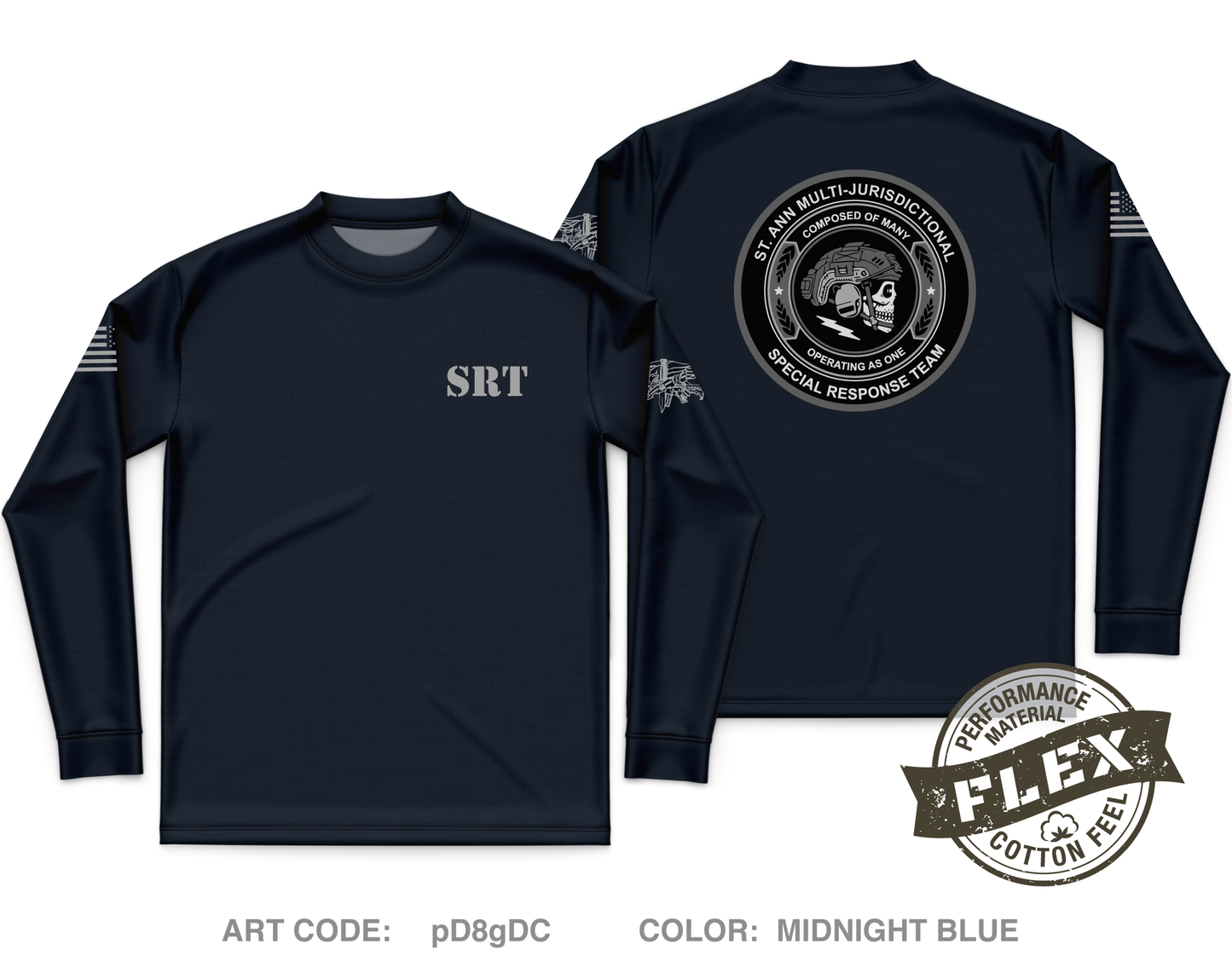 St. Ann SRT Core Men's LS Flex Performance Tee - pD8gDC