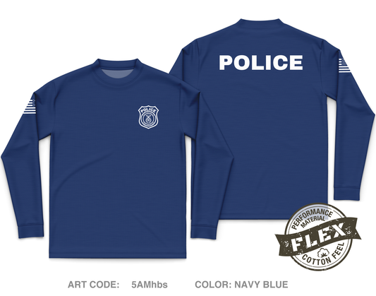 DAF Law Enforcement Academy Class 26-02 Core Men's LS Flex Performance Tee - 5AMhbs