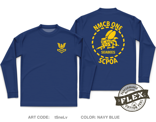 NMBC 1 SCPOA Core Men's LS Flex Performance Tee - tSneLv