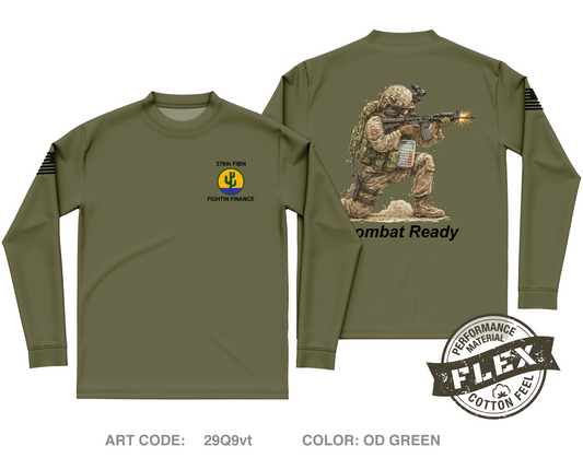 376th Finance Battalion Core Men's LS Performance Tee - 29Q9vt