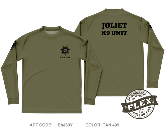 Joliet Police K9 Unit Core Men's LS Flex Performance Tee - bLMKgc