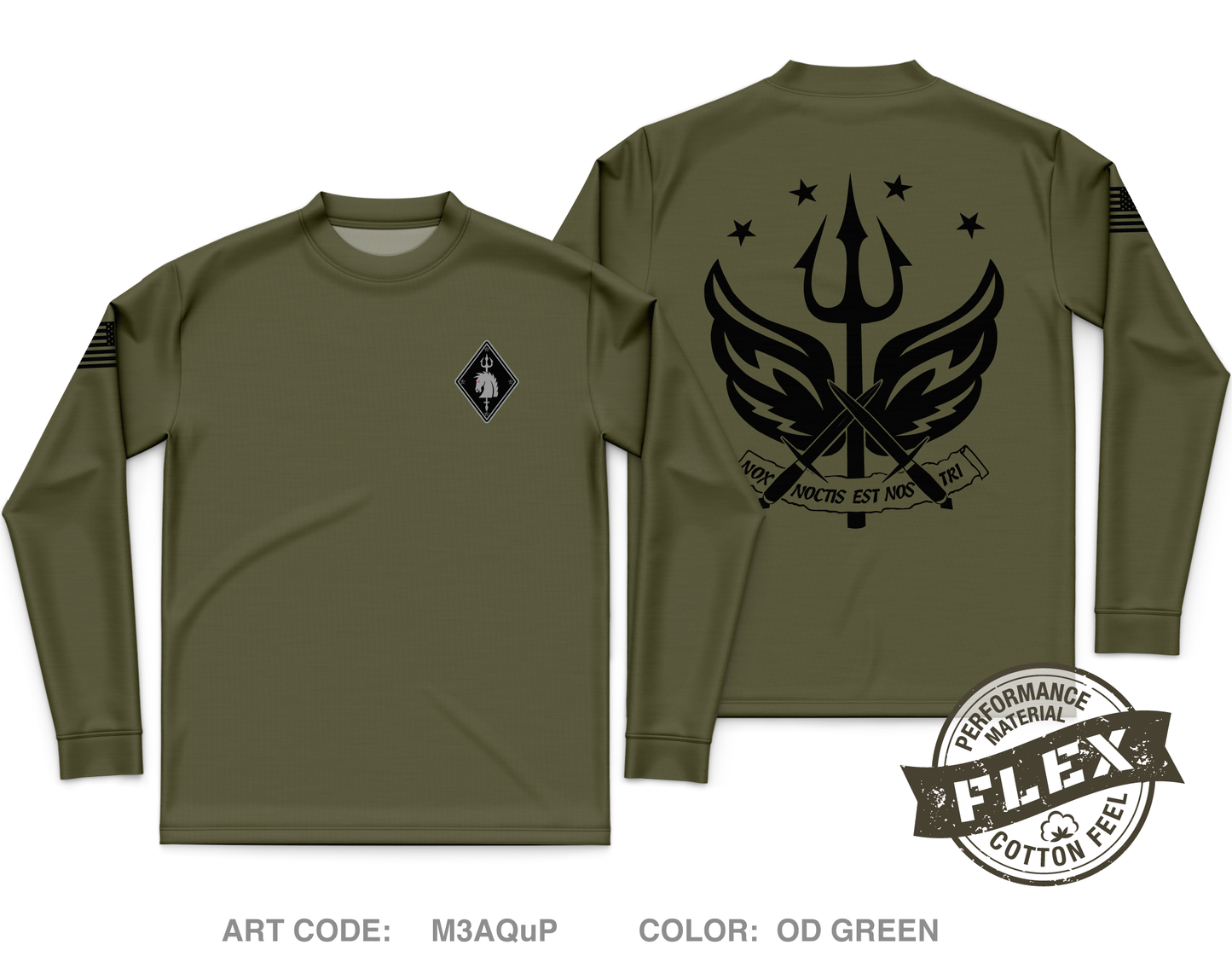 MSRT East TDT Core Men's LS Flex Performance Tee - M3AQuP