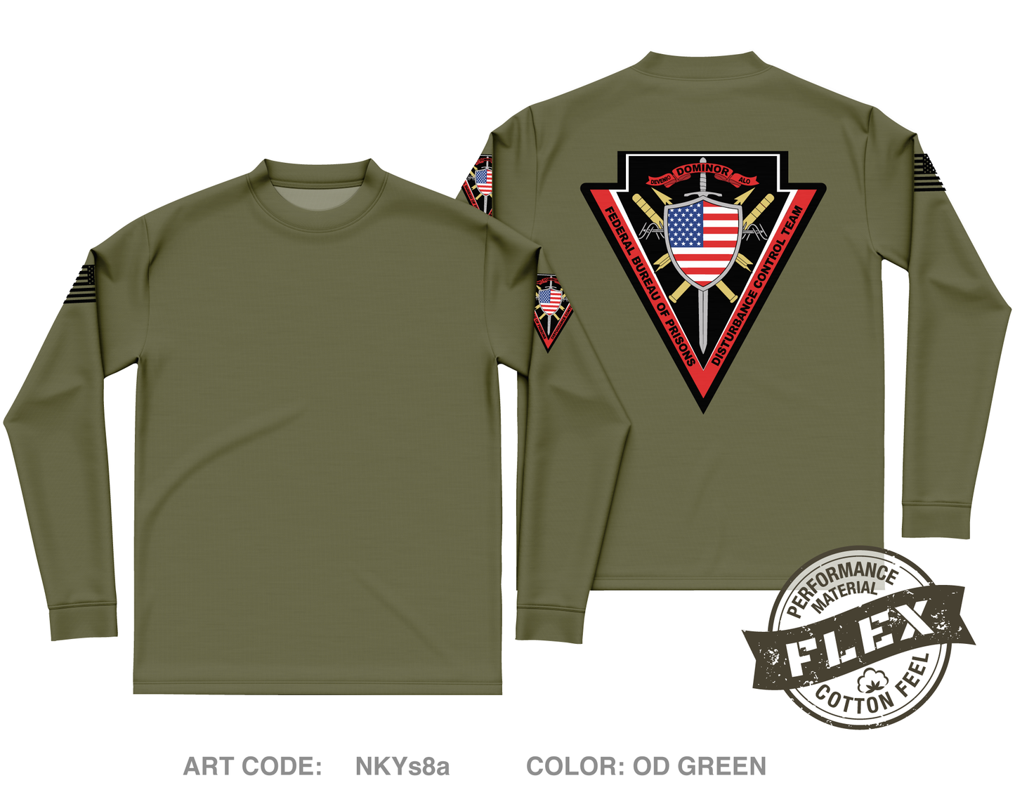 DCT Core Men's LS Flex Performance Tee - NKYs8a