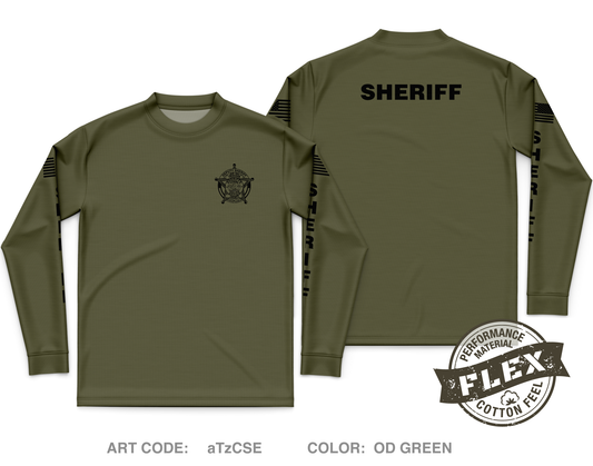 Crenshaw County Sheriffs Office Core Men's LS Flex Performance Tee -aTzCSE