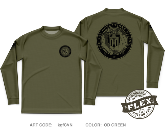 SOD Core Men's LS Flex Performance Tee - kgfCVN