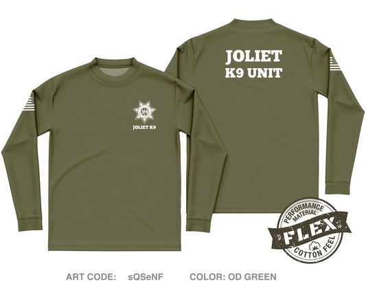 Joliet Police K9 Unit Core Men's LS Flex Performance Tee - sQSeNF