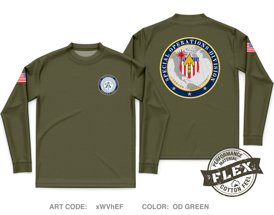 SOD Core Men's LS Flex Performance Tee - xWVhEF