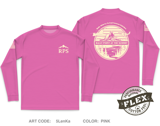 Rally Point at the Summit Fundraising Collection Core Men's LS Flex Performance Tee - 5LenKa