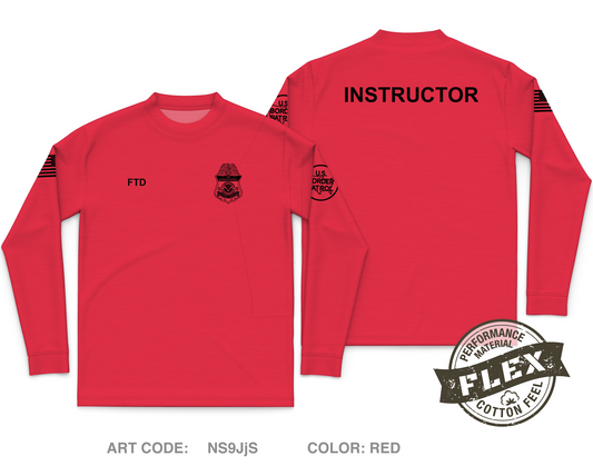 USBP FTD Core Men's LS Flex Performance Tee - NS9JjS