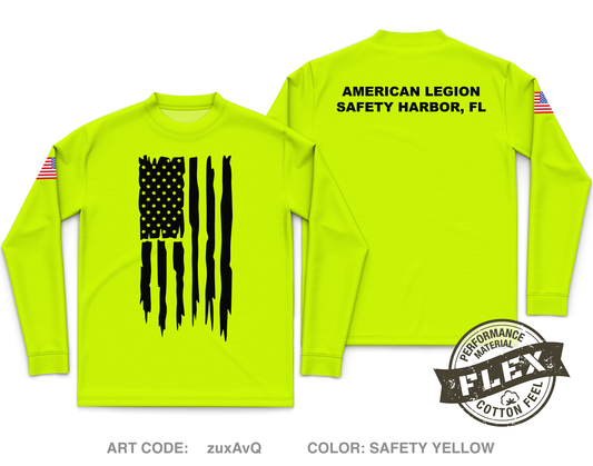 American Legion Post 238 Core Men's LS Flex Performance Tee - zuxAvQ