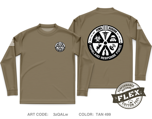 Region 3 Homeland Response Force Core Men's LS Flex Performance Tee - 3zQALw
