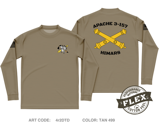 A 3-157 Core Men's LS Flex Performance Tee - 4r2DTD