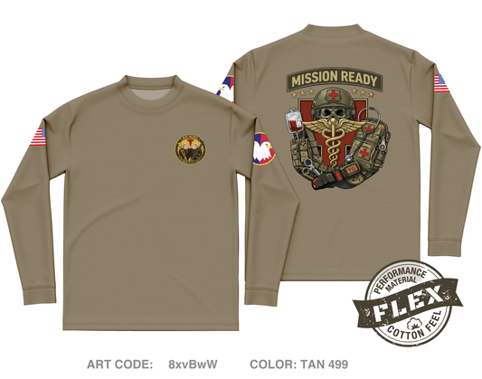 Army Reserve Medical Management Center Core Men's LS Flex Performance Tee - 8xvBwW