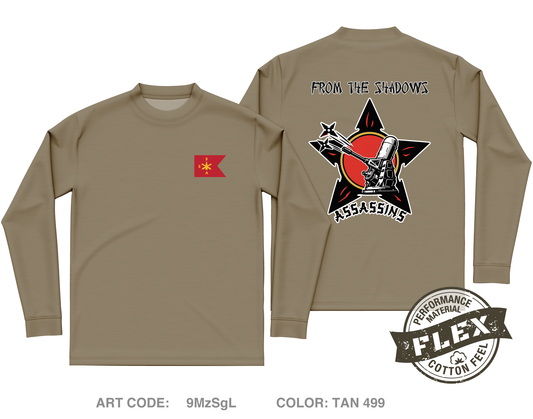 A BTRY 5/5 Core Men's LS Flex Performance Tee - 9MzSgL