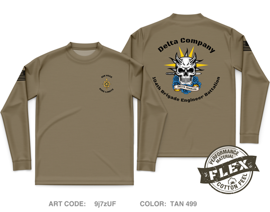 D. Co 104th BEB Core Men's LS Flex Performance Tee - 9j7zUF