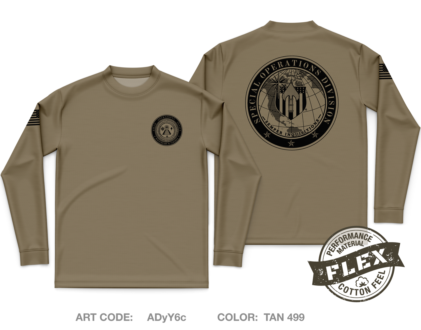 SOD Core Men's LS Flex Performance Tee - ADyY6c