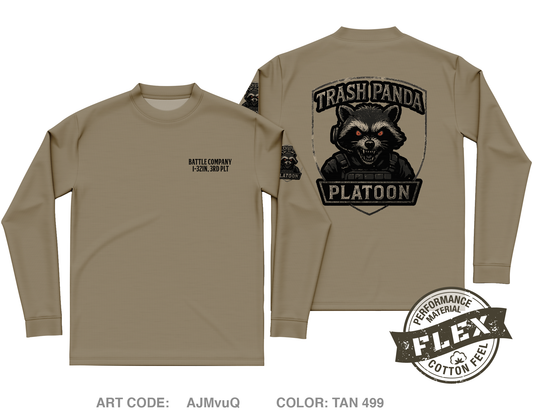 3rd PLT, B-CO Core Men's LS Flex Performance Tee - AJMvuQ