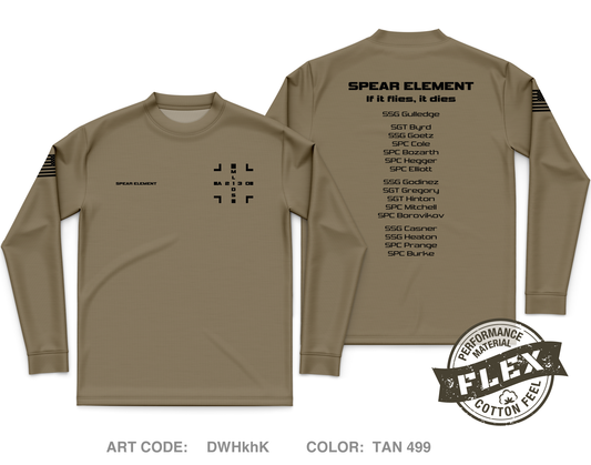 A Co 2-130 IN Core Men's LS Flex Performance Tee - DWHkhK
