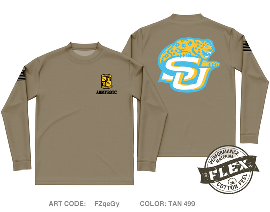 SOU ROTC Core Men's LS Flex Performance Tee - FZqeGy
