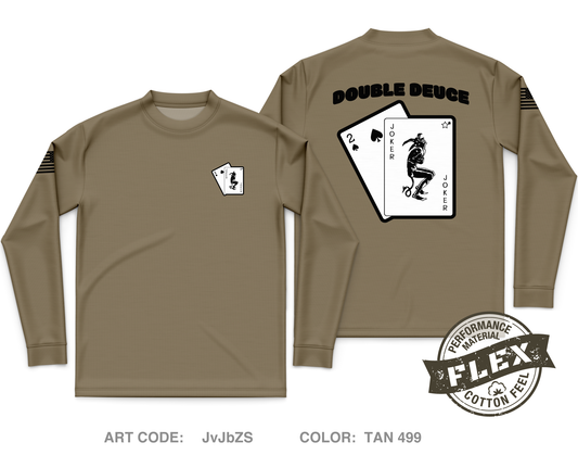 Bravo 2-2 Double Deuce Core Men's LS Flex Performance Tee - JvJbZS