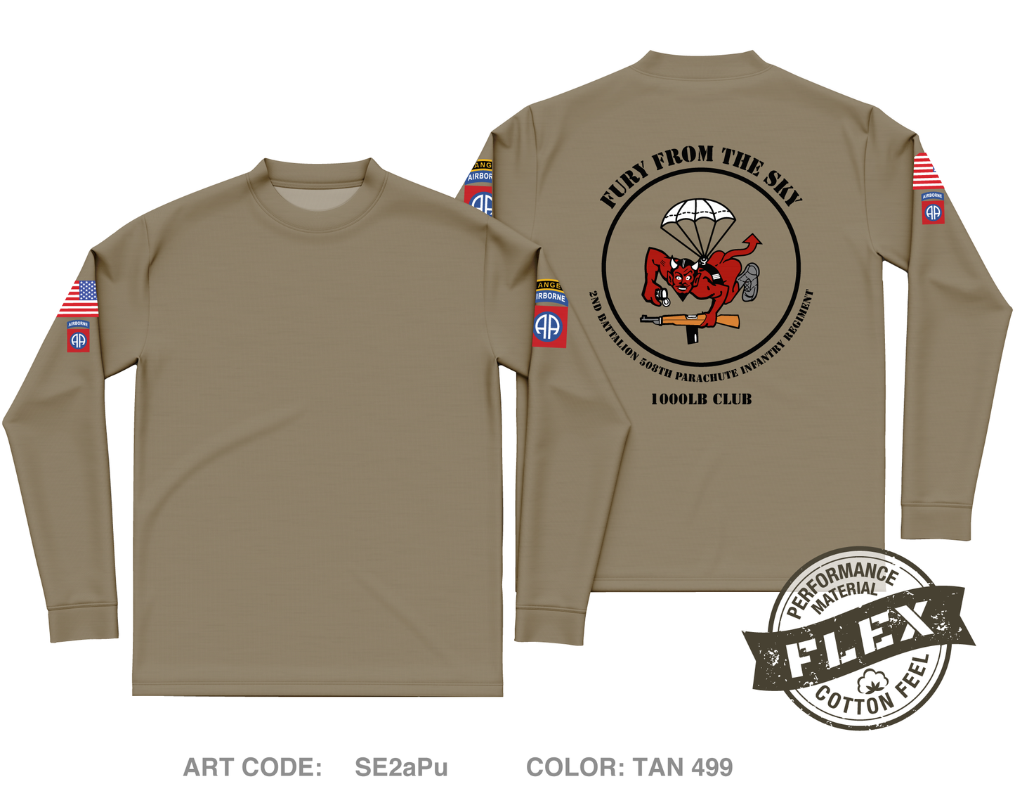 2 Fury Core Men's LS Flex Performance Tee - SE2aPu