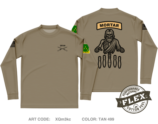 HHC MORTARS 4-70 AR Core Men's LS Flex Performance Tee - XQm3kc
