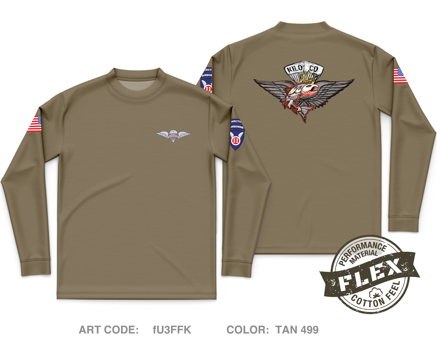 725BSB KILO Core Men's LS Flex Performance Tee - fU3FFK