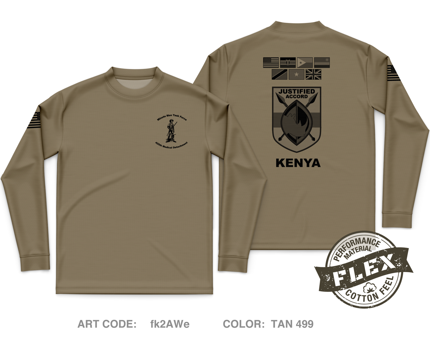 CITSO KE 24 JA Core Men's LS Flex Performance Tee - fk2AWe