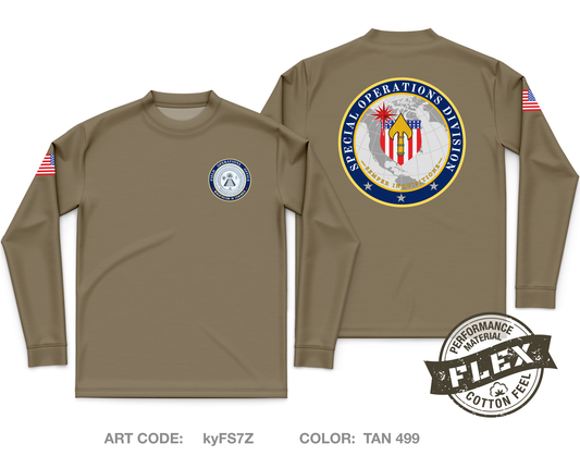 SOD Core Men's LS Flex Performance Tee - kyFS7Z