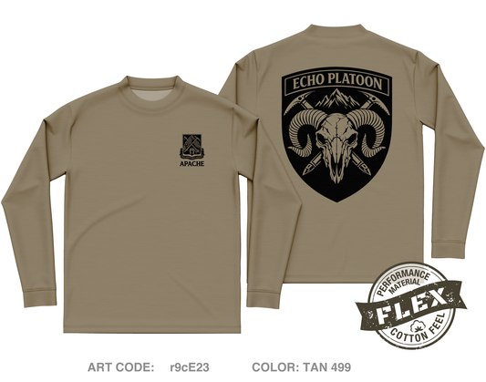 Echo Platoon Core Men's LS Flex Performance Tee - r9cE23