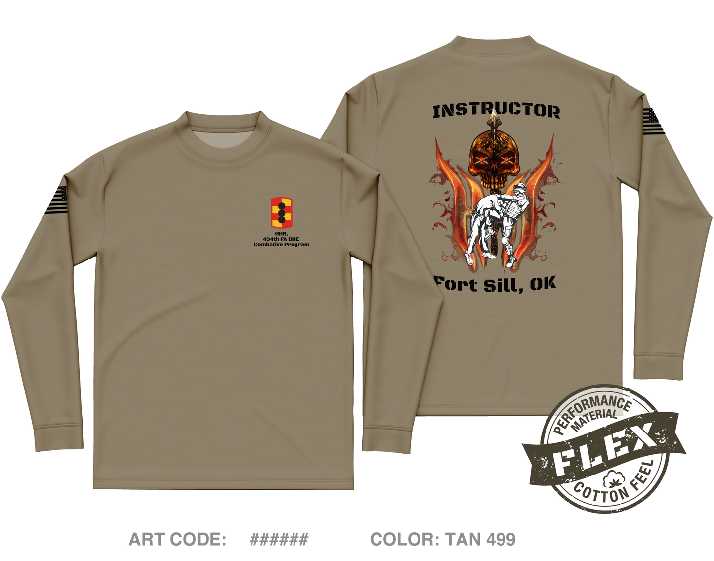Head Hunter's Combatives Program Core Men's LS Flex Performance Tee - yffrpv