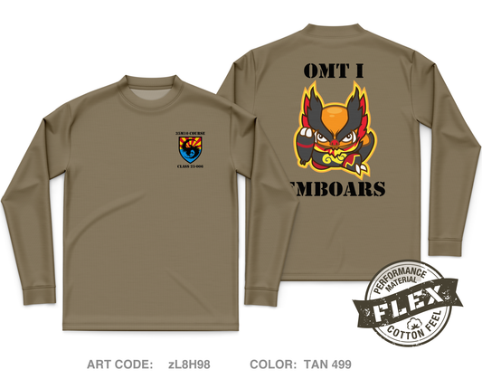 35M10 Course 25-006 OMT 1 Core Men's LS Flex Performance Tee - zL8H98