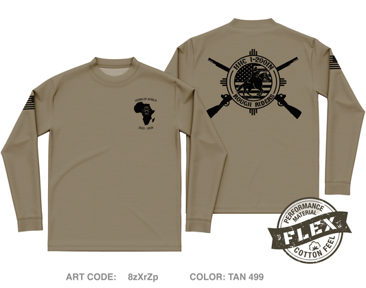 HHC, 1-200 Infantry Core Men's LS Flex Performance Tee - 8zXrZp