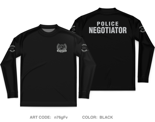 Bellingham Police CNT Core Men's LS Performance Tee - n76gFv