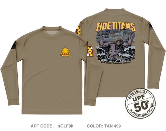 489th Seaport Operations Company Fundraising Collection Core Men's UPF 50+ Performance LS Tee - sGLF9h