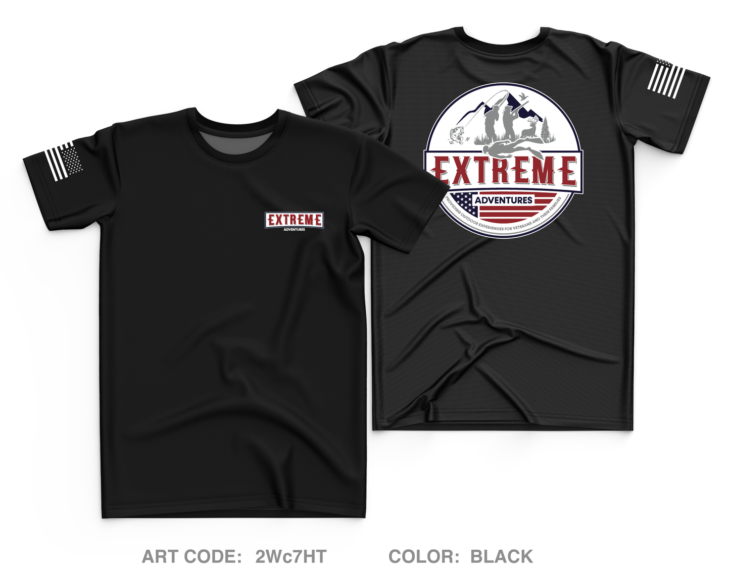 Extreme Adventures Core Men's SS Performance Tee - 2Wc7HT