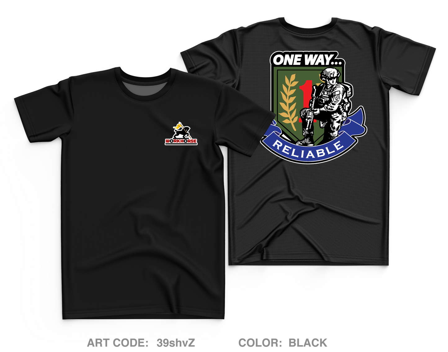 511th Quartermaster Company Core Men's SS Performance Tee - 39shvZ