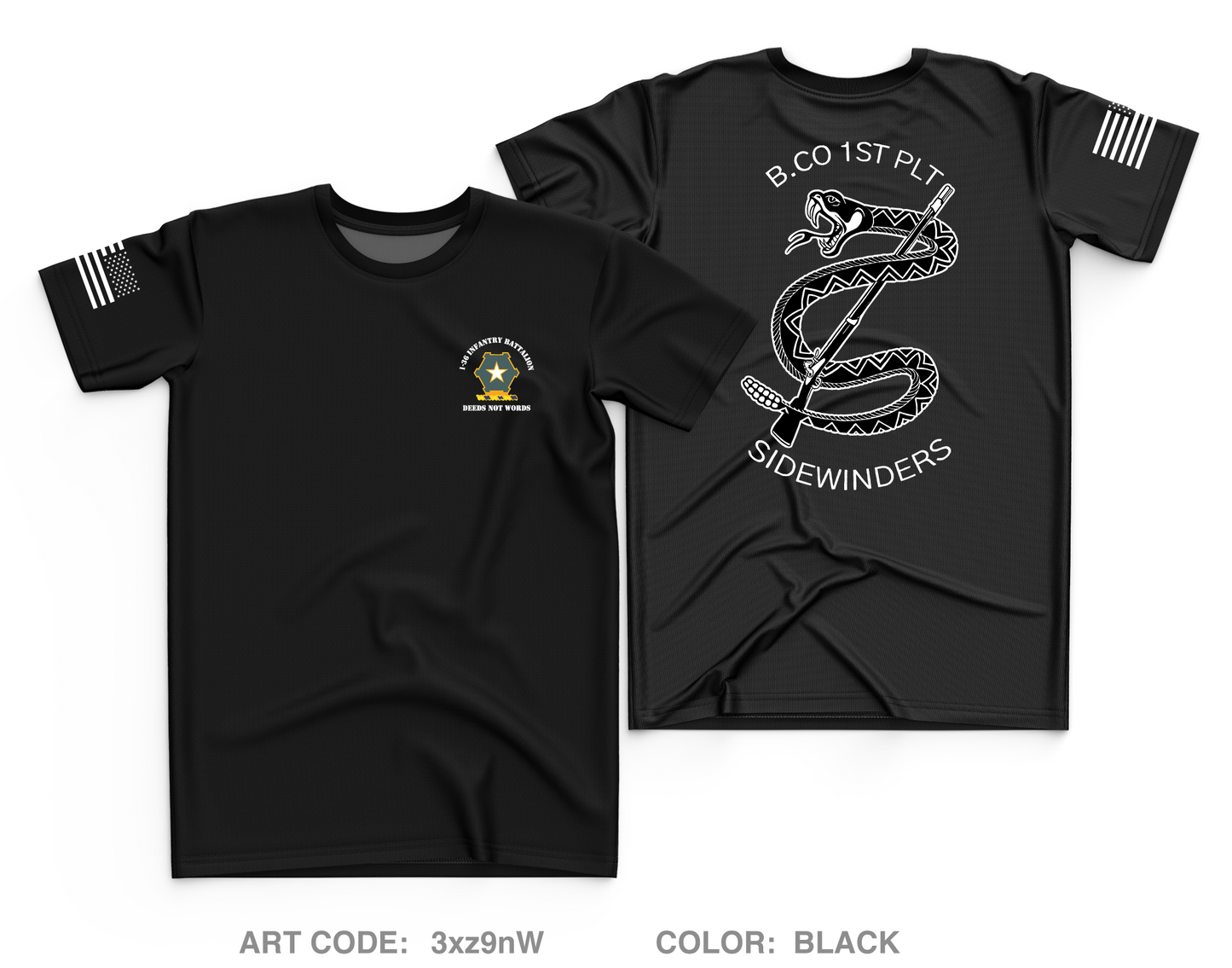 1-36 IN BN, B CO Core Men's SS Performance Tee - 3xz9nW