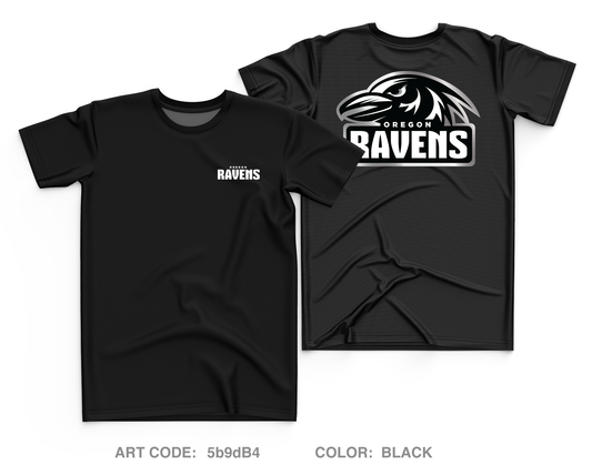 Oregon Ravens Football Fundraising Collection Core Men's SS Performance Tee - 5b9dB4