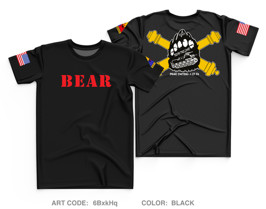 Bear BTRY 4-27 FA Core Men's SS Performance Tee - 6BxkHq