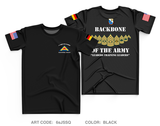 7th Amy NCO Academy Core Men's SS Performance Tee - 6sJSSQ