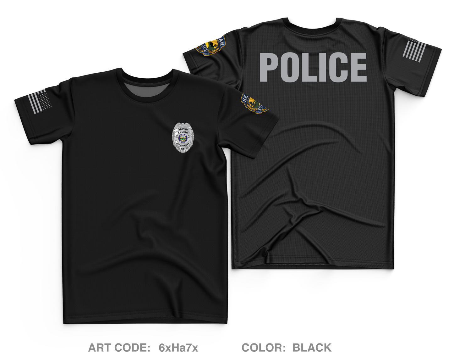 Chautauqau County Sheriffs Office/ Sedan PD Core Men's SS Performance Tee - 6xHa7x