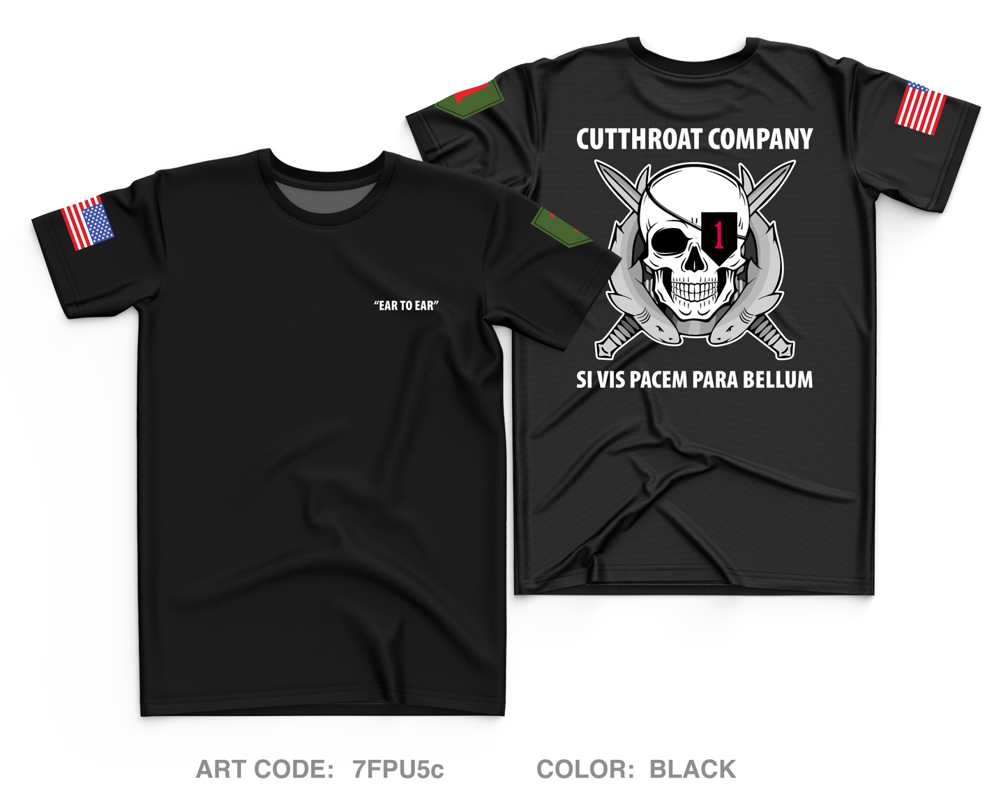 Cutthroat Company, 1-63 AR BN Core Men's SS Performance Tee - 7FPU5c