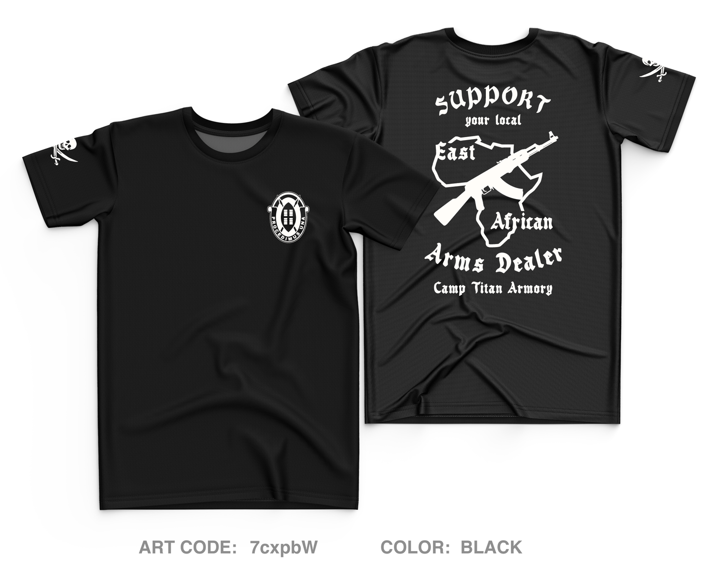 SOCAF ARMORY Core Men's SS Performance Tee - 7cxpbW