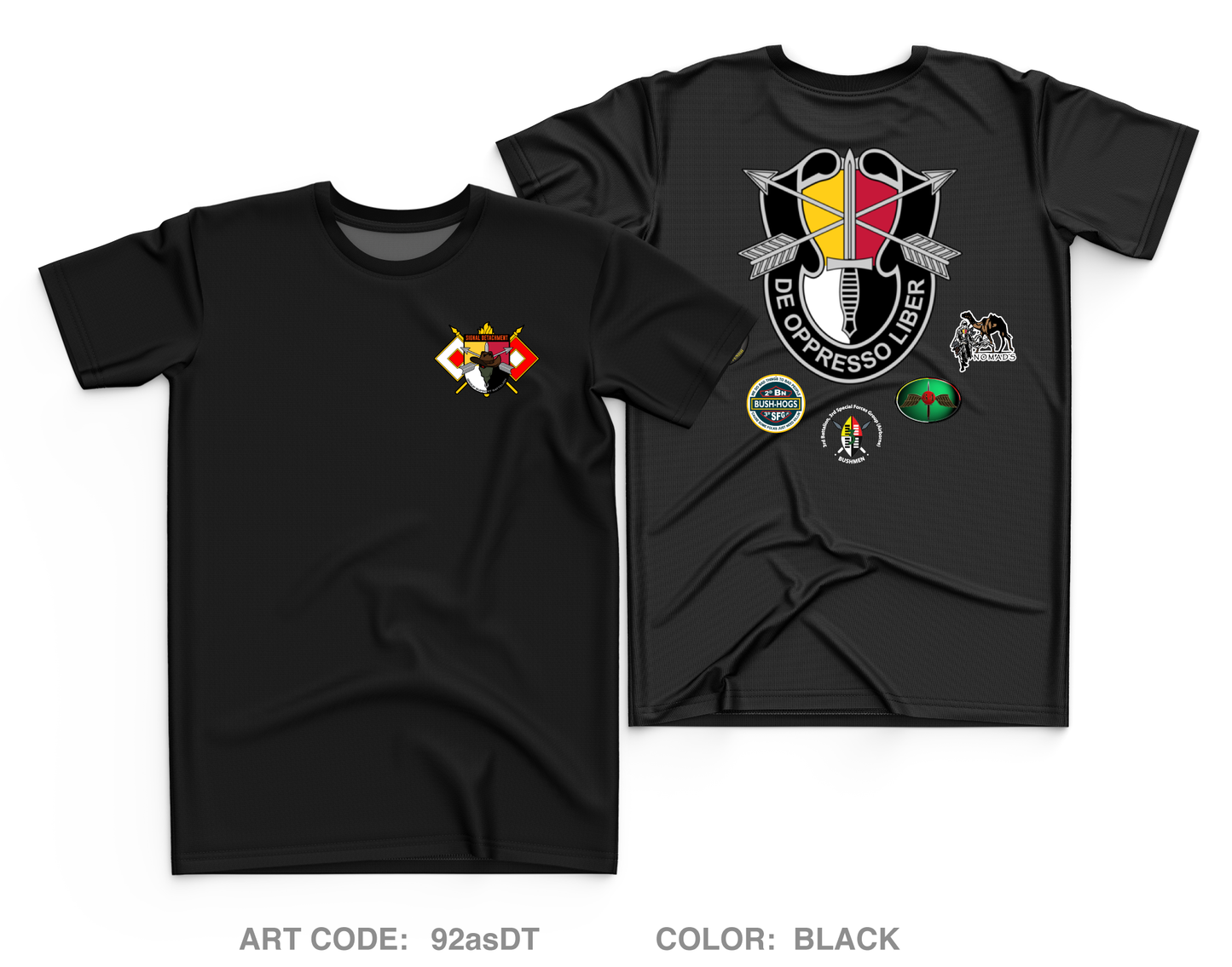 Signal Detachment, Group Support Battalion, 3rd Special Forces Group Core Men's SS Performance Tee - 92asDT