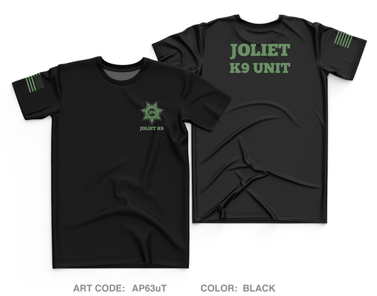 Joliet Police K9 Unit Core Men's SS Performance Tee - AP63uT