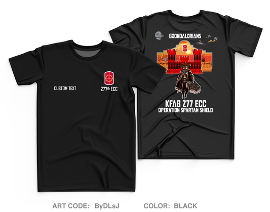 CUSTOM 2nd Platoon 277th ECC Core Men's SS Performance Tee - ByDLsJ